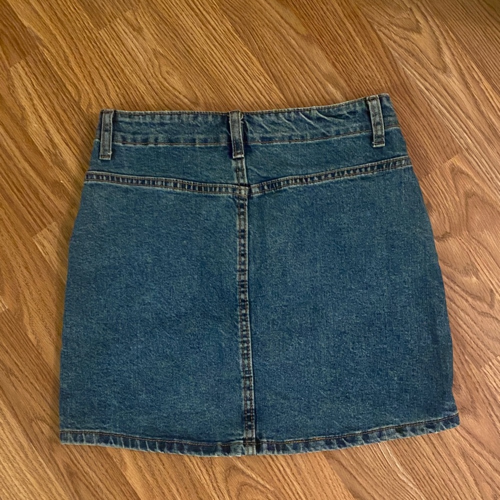 Garage Blue Denim Mini Skirt - Picture 4 of 4